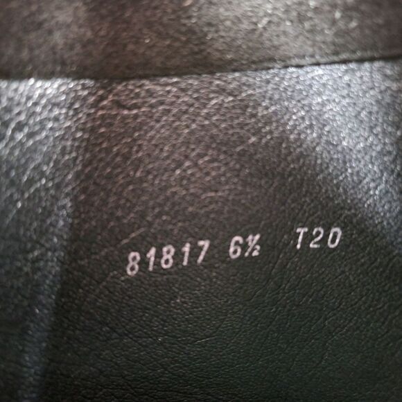 Mario Valentino Vintage 80s 90s Black Gray Tall Pull On Suede Knee High Boots - Picture 13 of 13